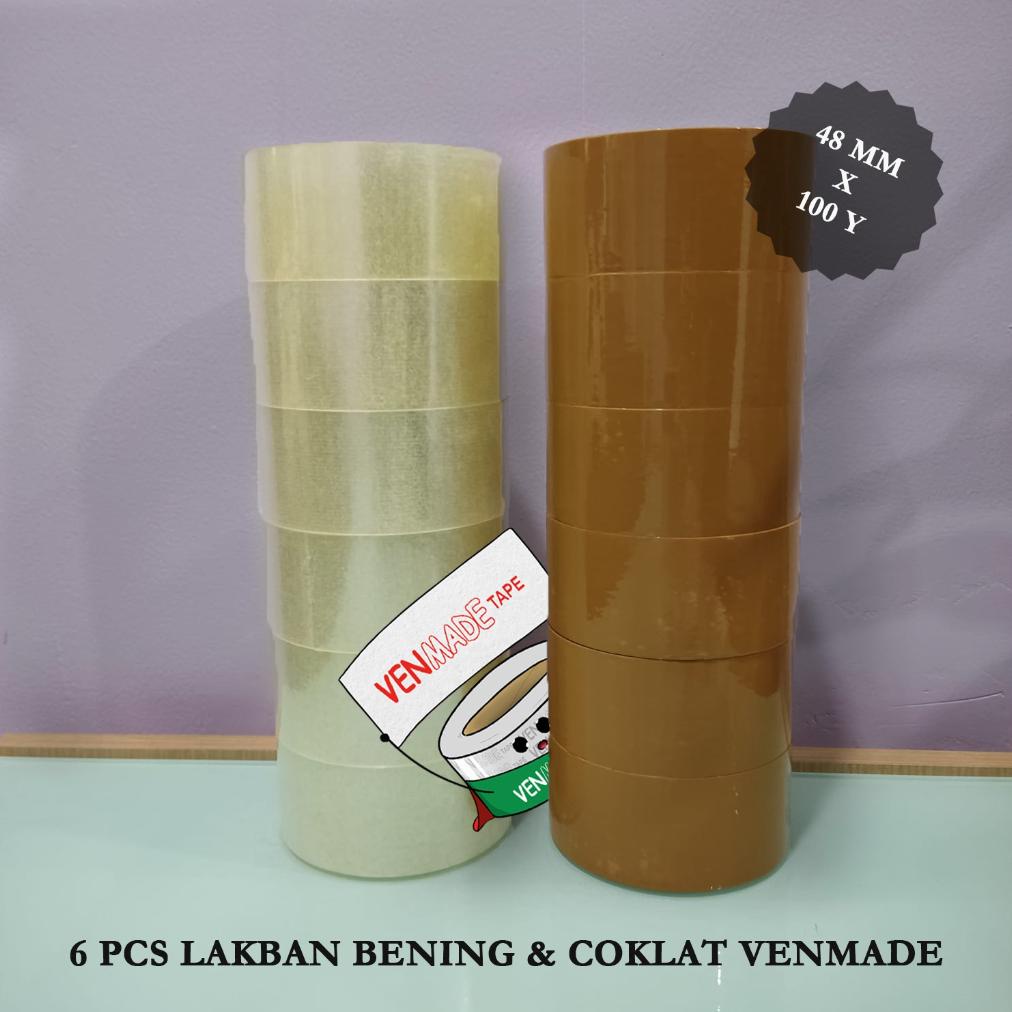 

Terbaik 6 PCS LAKBAN COKLAT 45 MM X 90Y ,.