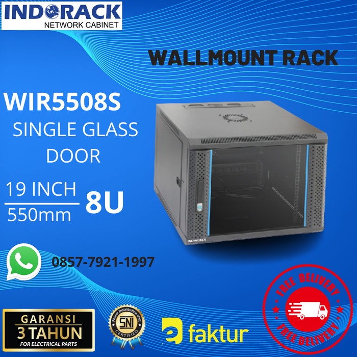 Terbaru Indorack Wir5508S 8U Box Rak Server Modem Wifi Gantung Dinding Tembok Promo Terlaris