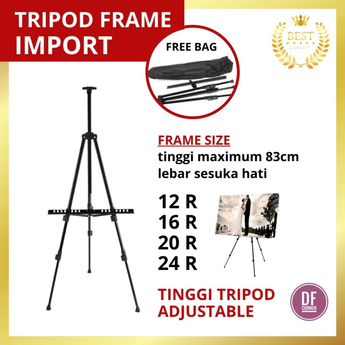 

Terbaru Tripod Frame / Standing Display Foto / Tripod Lukis Promo Terlaris