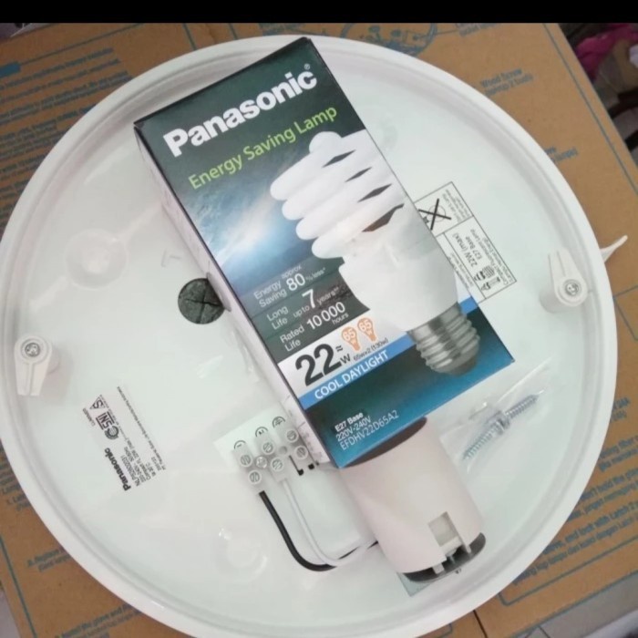 Promo Kap Lampu Housing Panasonic Baret Ceiling Light Outbow Tempel Plafon