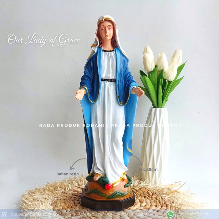 Patung Bunda Maria Lourdes 40cm