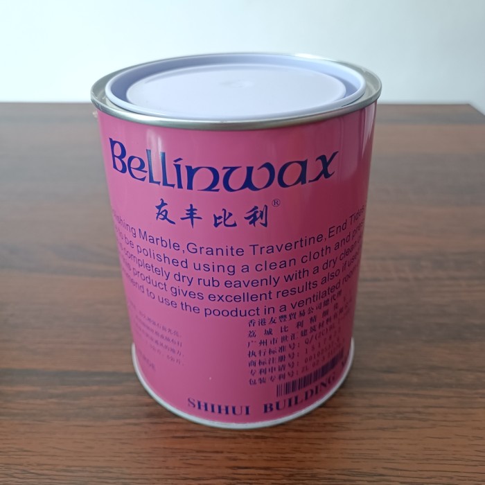 BELLINWAX PUTIH/HITAM 1000ML / PENGKILAP LANTAI MARMER, GRANITE