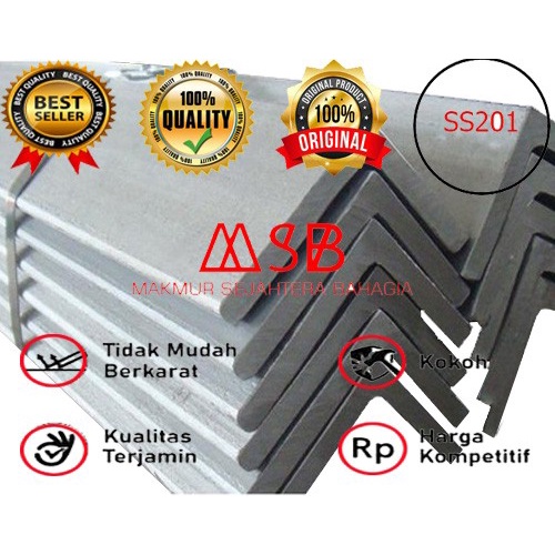 SIKU STAINLESS 201 25 MM X 25 MM 3MM