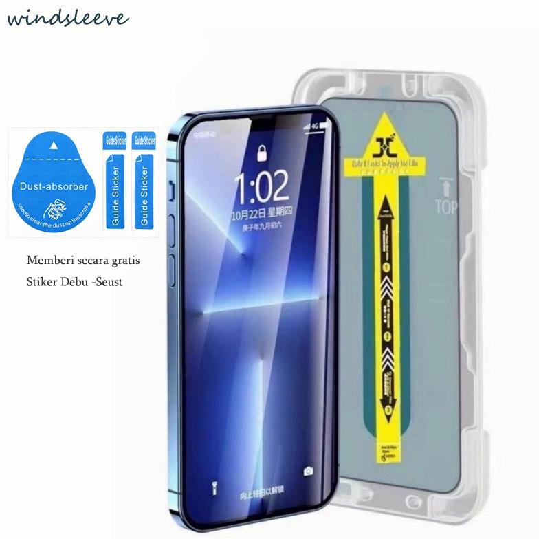 EASY INSTALL Tempered glass iPhone Tempered glass Clear Hd 11/XR 11Promax/XSMax 1Pro/X/XS 12ProMax B