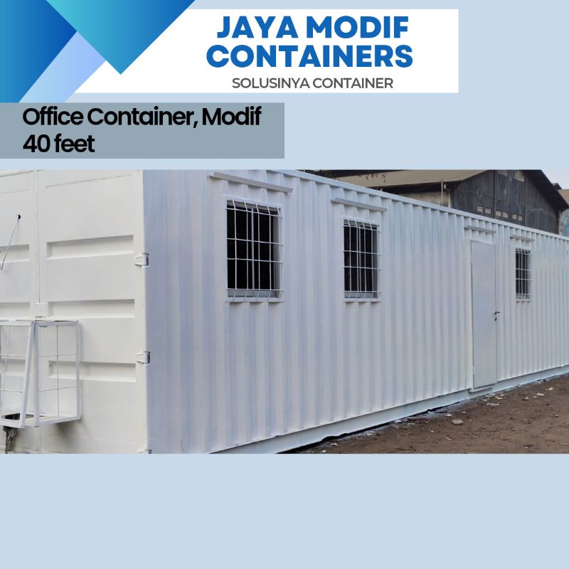 Container Office 40 Feet (Jual/Sewa/Modif) 40/20 Feet - Office Kantor Dry Kosongan Storage Mess
