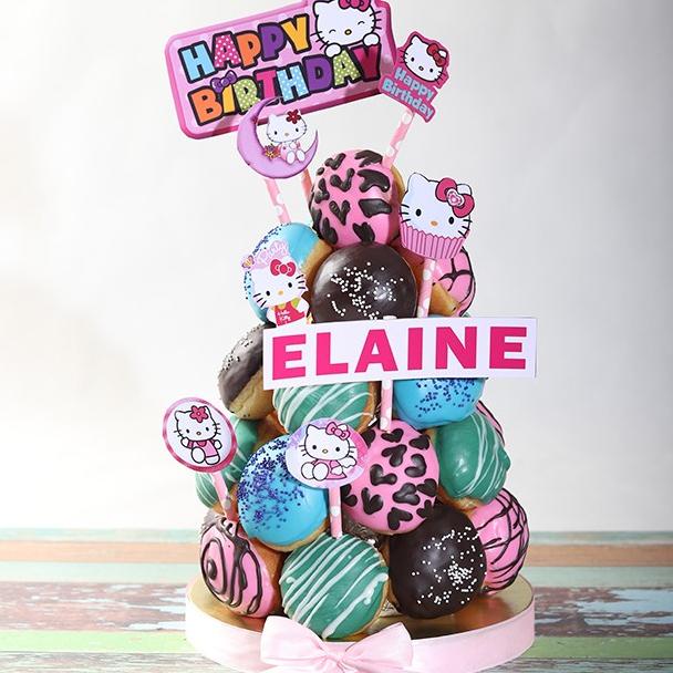 

Ready Donat Ulang Tahun / Donut Ang Bulat / Kue Ultah / Birthday Cake Berkualitas
