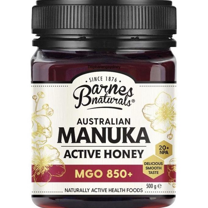 

BARNES NATURALS AUSTRALIAN MANUKA HONEY MGO 850+ 500G DONATAMAULI