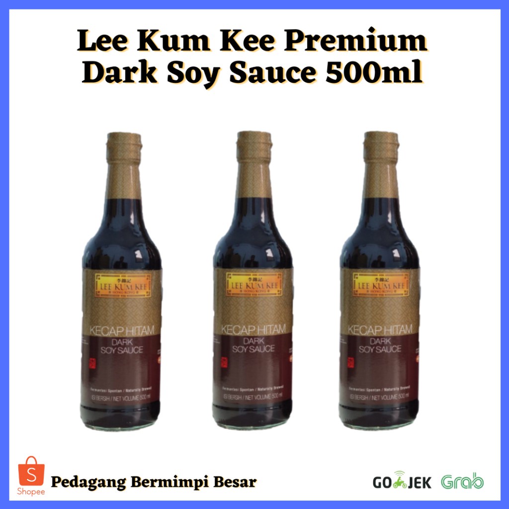 

Lee Kum Kee Dark Soy Sauce 500Ml/ Kecap Asin Kental Hitam 500Ml