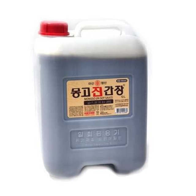 

Monggo Kecap Asin Jin (Soy Sauce Jin Multipurpose) Kecap Asin 13 Ltr