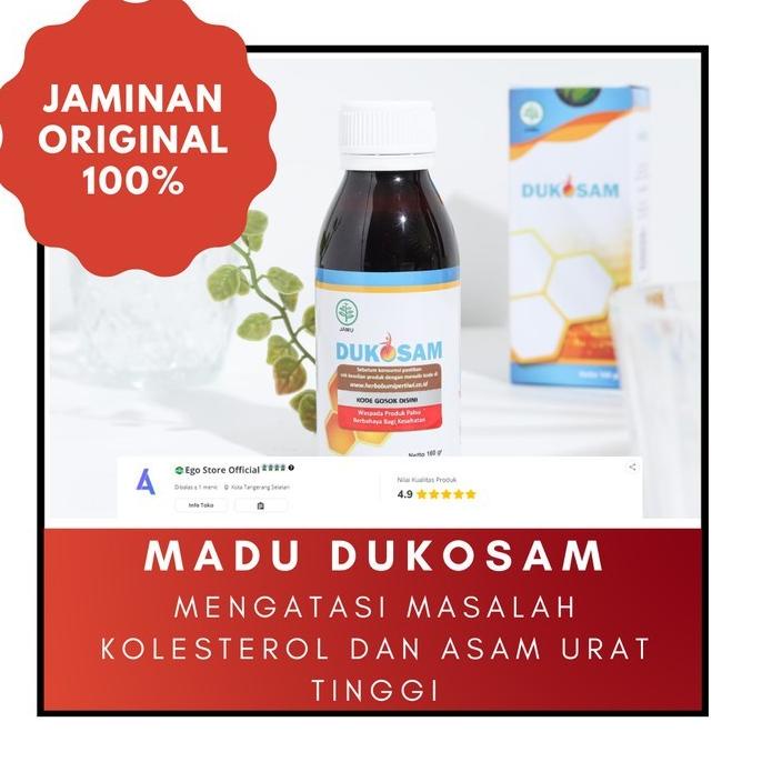 

MADU DUKOSAM OBAT HERBAL ASAM URAT REMATIK NYERI SENDI PINGGANG ASLI DONATAMAULI