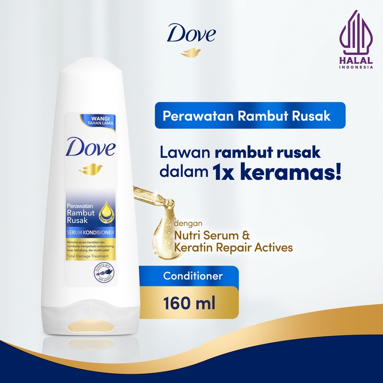 Dove Conditioner Perawatan Rambut Rusak Kondisioner 160 ML