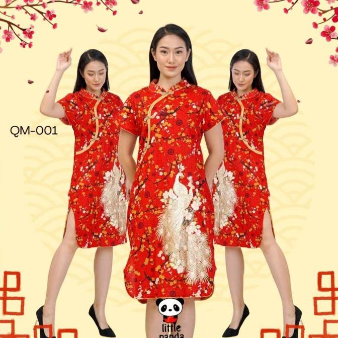 Cheongsam/ Qipao Imlek Wanita Abg - Dewasa