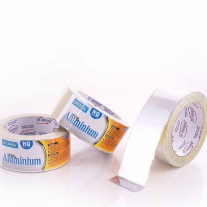 

{{{{}}] Lakban Aluminium Foil Tape Anti Air/ Platban Tambal Panci METERAN