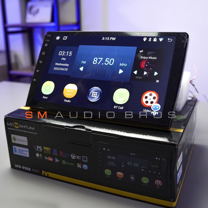 New Momentum Mo 9166 Mkii Head Unit Android 9 Inch Diskon