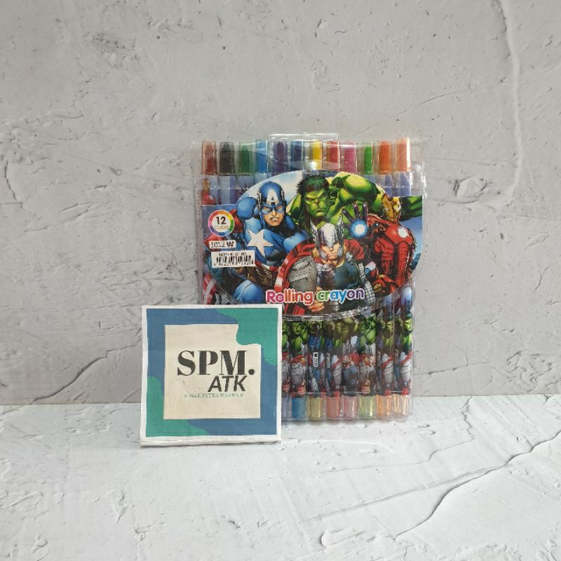 

Crayon Putar 12 Warna Fancy