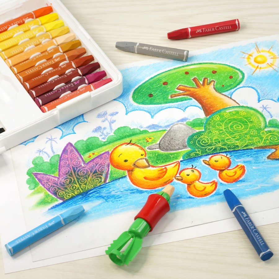 

Crayon / Oil Pastel Faber Castell 24 Warna