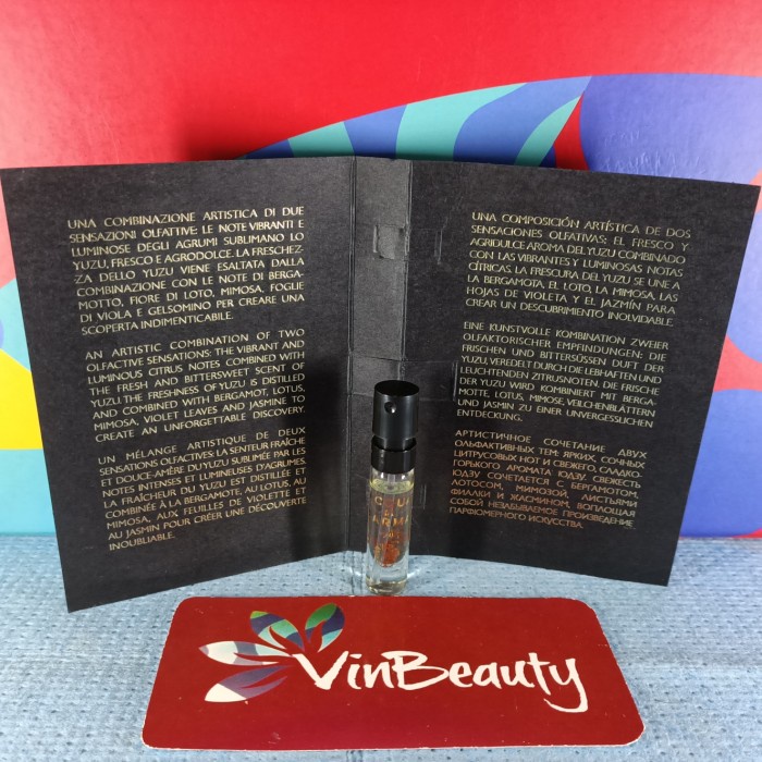 OCacaca- Vial Parfum Acqua Di Parma Yuzu EDP 1.5 ml For Unisex