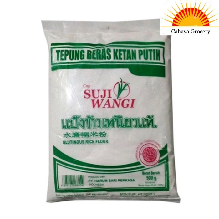 

Tepung Ketan Suji Wangi 500Gr