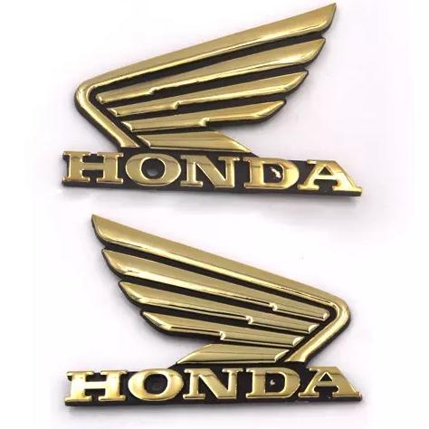 Kualitas Premium Emblem Sayap Honda 3D Stiker Wing Timbul Astrea Variasi 2 Pcs Satu Set Logo Wings S