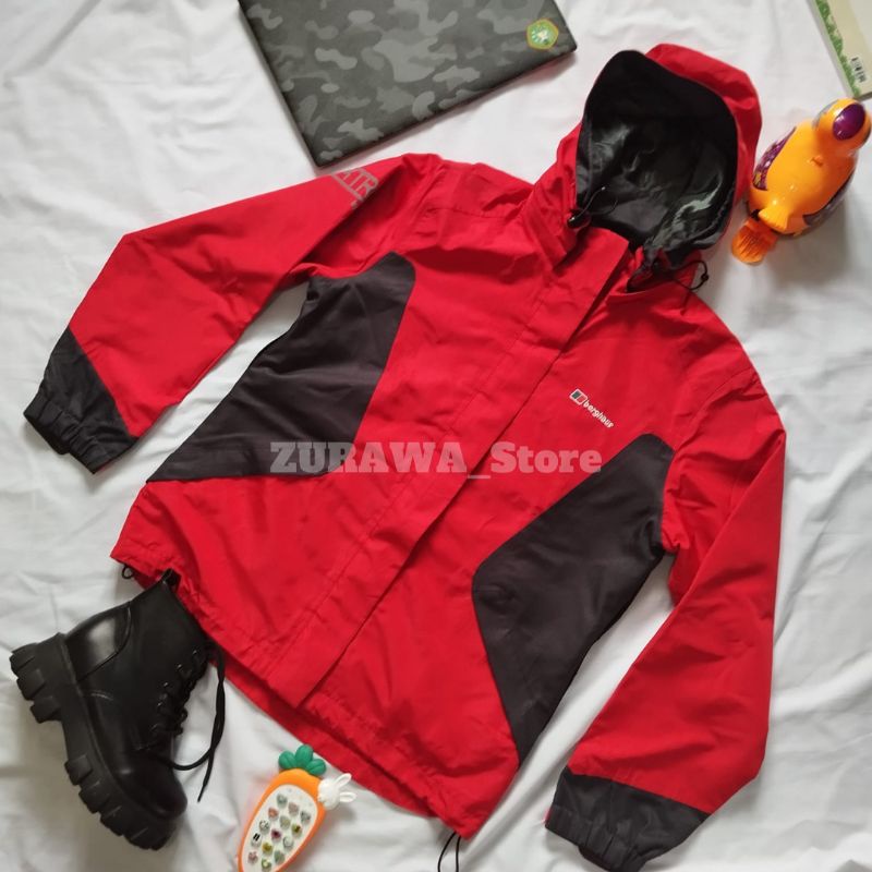 Jacket Gunung BERGHAUS EXTREM Musim Dingin Camping Waterproof Hoodie Winter Original