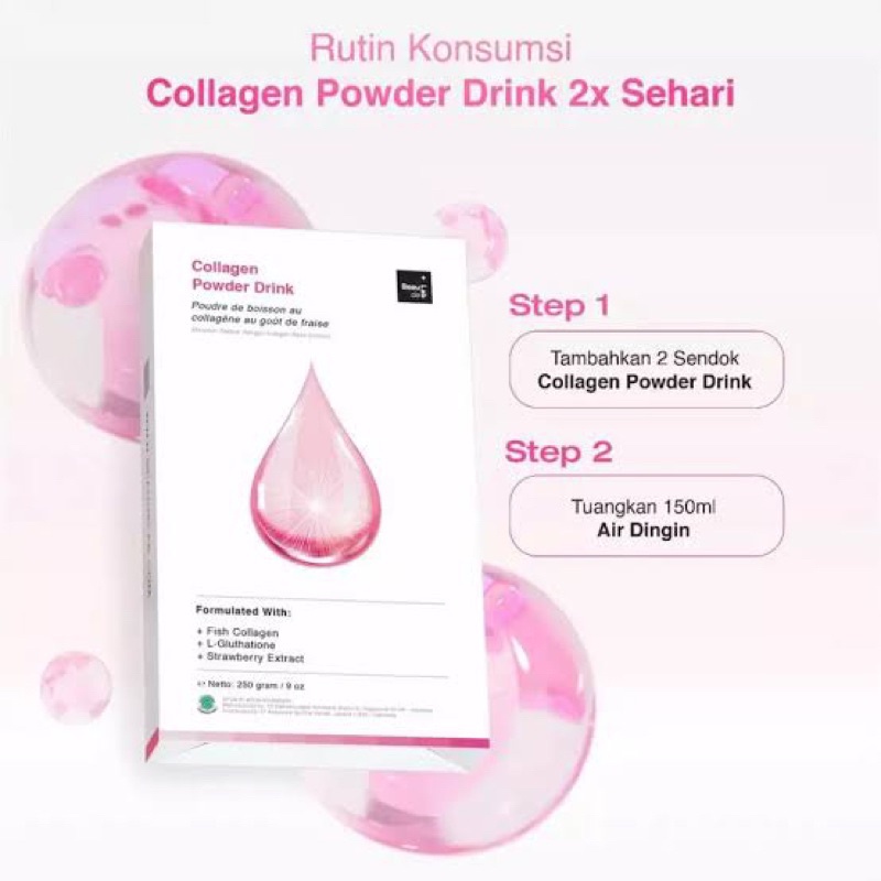 Beli 3 Gratis 2 Beaudelab Numan Kolagen Pemutih Badan Cepat Beaudelab Collagen Powder Drink 250Gr