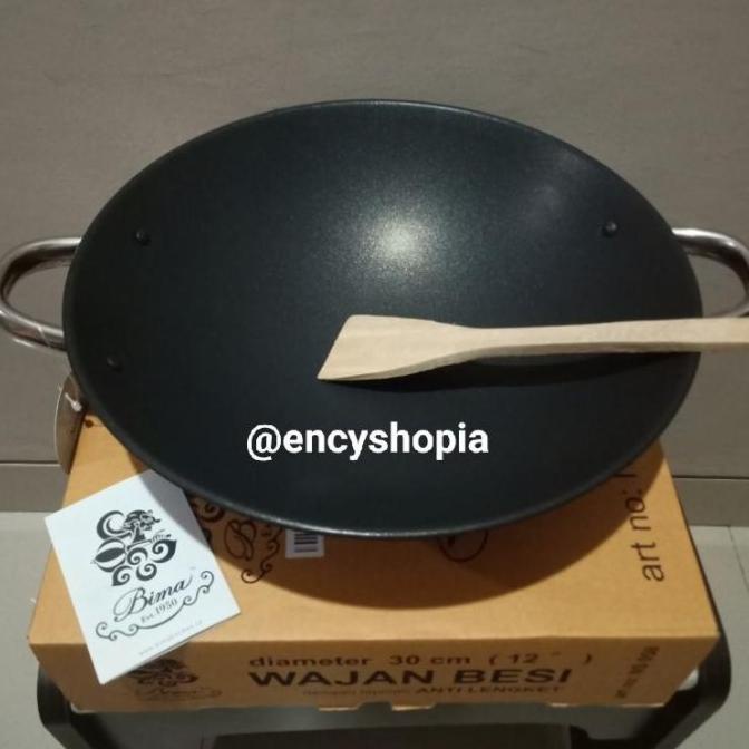 WAJAN BIMA BESI BAJA ANTI LENGKET 30 CM TIRASISI5