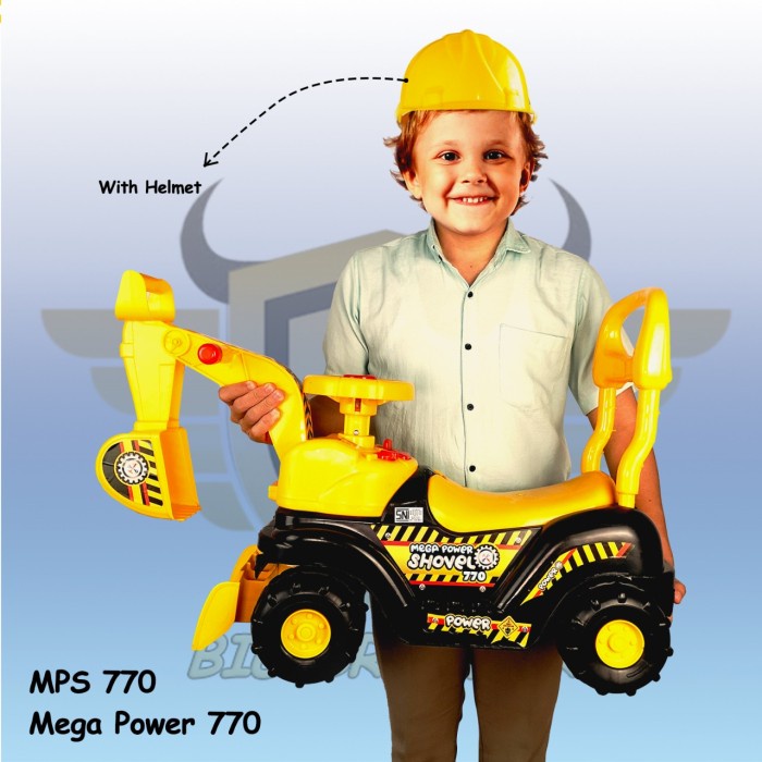 Promo Mobil Mobilan Excavator Traktor Beko Keruk Besar Mainan Anak - Mps 770