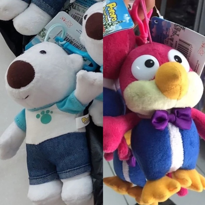 Boneka Pororo Original 20Cm Import Asli Pororo Kartun Korea Mainan