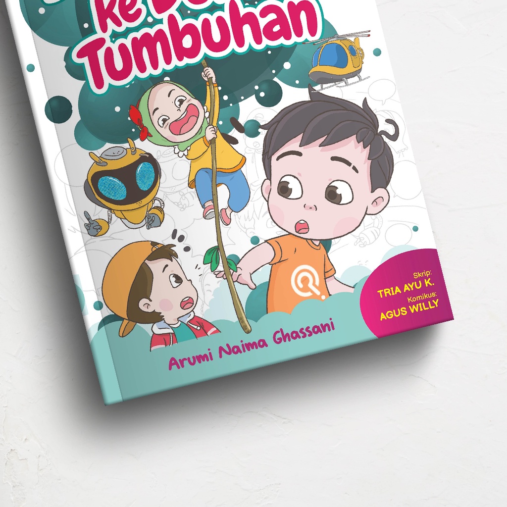 Buku Cerita Anak Isla Kok Riko The Series Bertualang Ke Dunia Tumbuhan (Custom Nama)