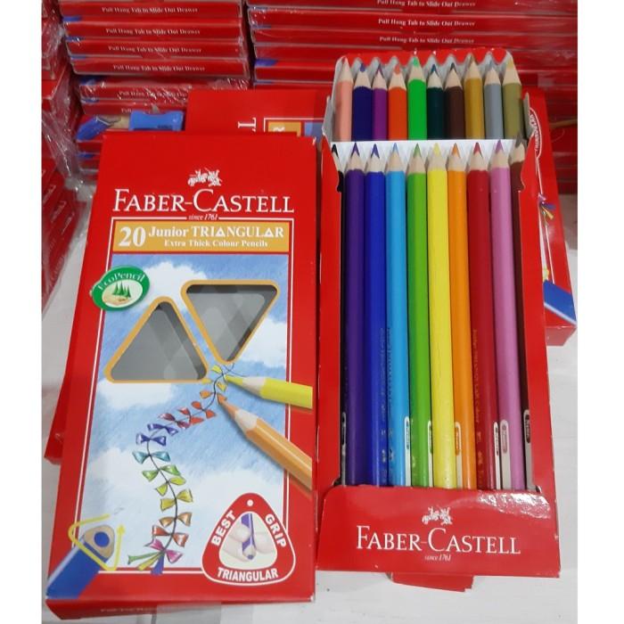 

Pensil Warna Ergonomis / Pensil Warna Triangular Faber Castell 048