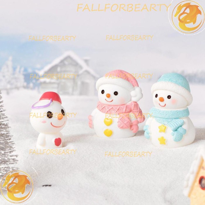 

Fallforbeauty Hiasan Natal 1pcs Merry Christmas Resin Desain Kartun Limited Stock