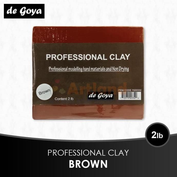 

Best Sales ] De Goya Professional Clay 2Lb | Brown Original
