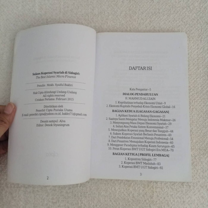DISKON SPESIAL SUKSES KOPERASI SYARIAH THE BEST ISLAMIC MICRO FINANCE - MOKH. SYAIFUL TERLARIS