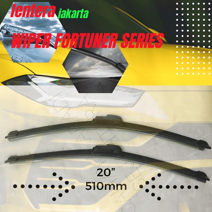 Wiper Frameless Toyota Fortuner 2008-2010 uk. 20-20