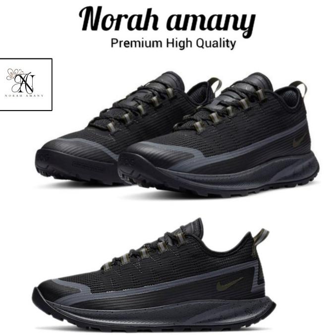 JUAL SEPATU GUNUNG ACG AIR NASU GORETEX BLACK GREY NURDANAROSITA