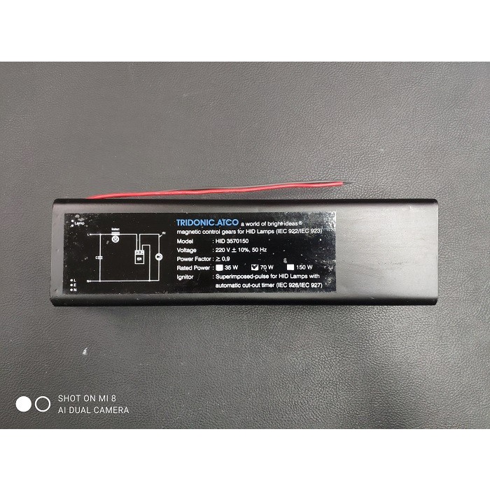 [New] Ballast Trafo Set Metal Halide 70W Sodium 70W Tridonic Atco Diskon