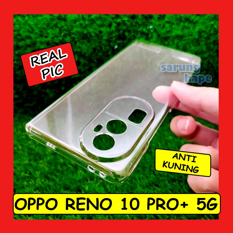 Oppo Reno 10 Pro+ 5G - Clear Hard Case Casing Cover Transparan Mika Bening Keras