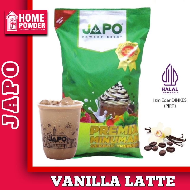 

Bubuk Minuman Drink Powder Rasa VANILA LATTE 1 Kg JAPO