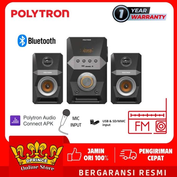 POLYTRON PMA 9522 Speaker 9522 Bluetooth Radio karaoke PMA 9522 /B