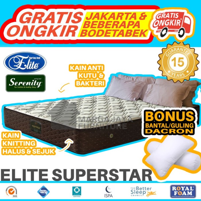Kasur Springbed Elite Serenity Superior 120X200 Matras