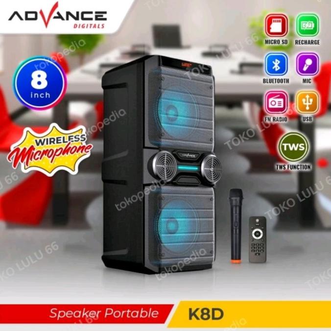 speaker advance k8d portable / advance k 8d