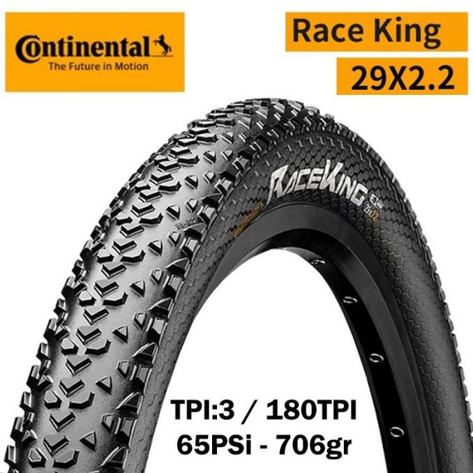 Continental Race King Ban Luar Sepeda MTB 29 x 2.20 inch Kawat Baru