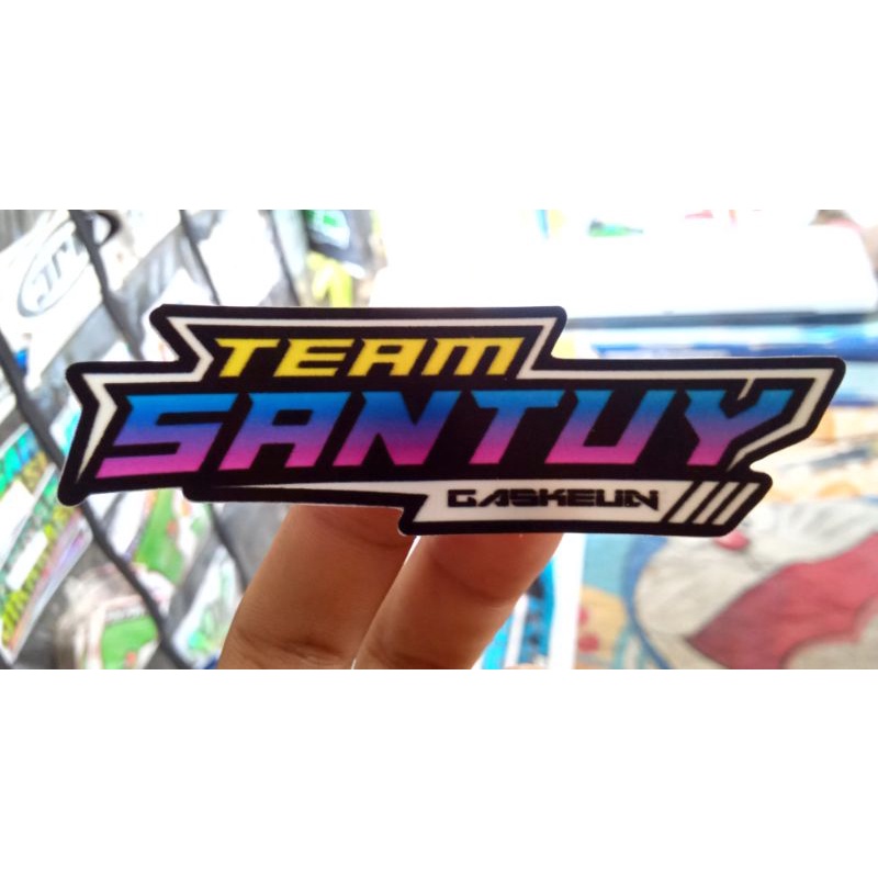 Stiker Team Santuy