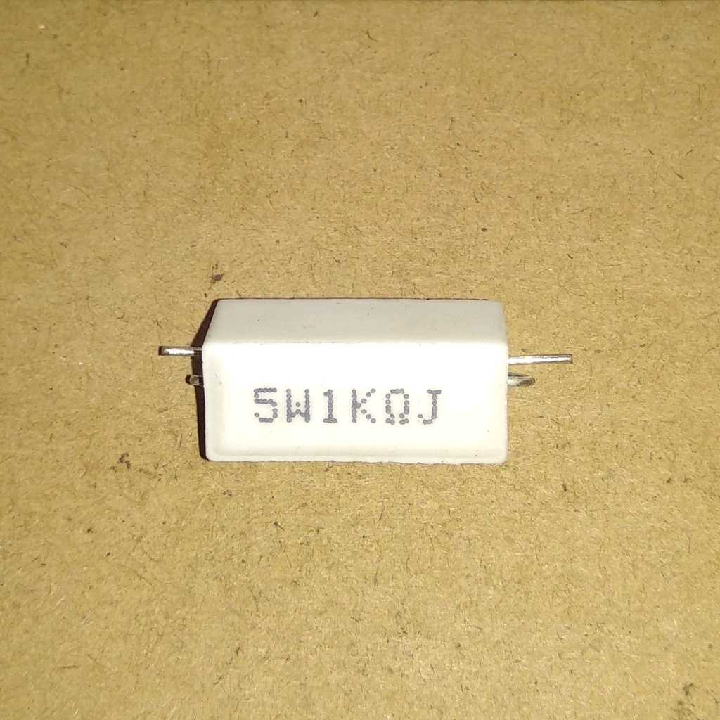 R 1K 1 K Ohm 5W 5 W Resistor 5 Watt