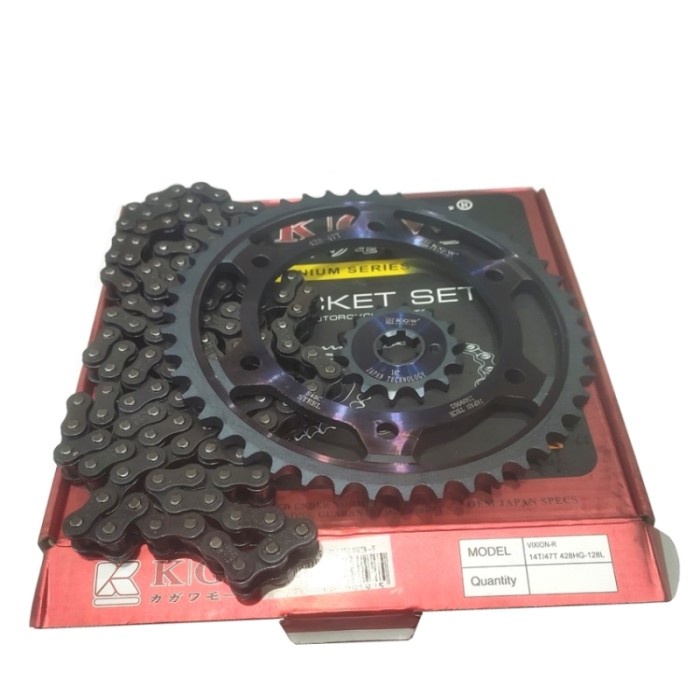 Gear Gir Set Gear Gir Paket 14/47T428Hg-128L Kgw Vixion-R