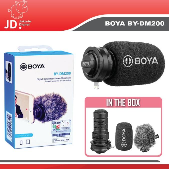 Trend Boya By-Dm200 Digital Condenser Stereo Microphone For Ios--Ipad Terbaik