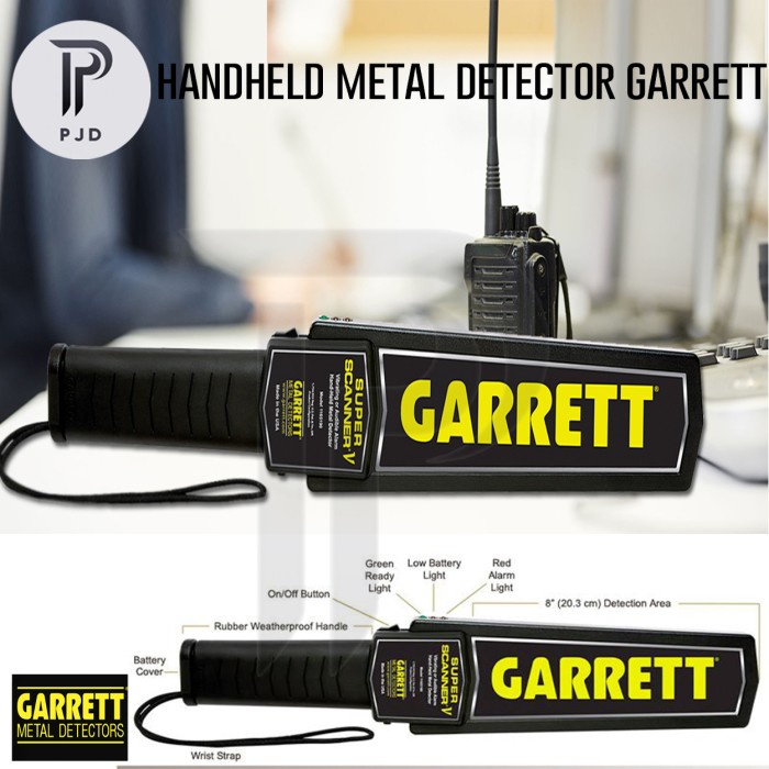 Metal Detector Handheld Metal Alat Deteksi Logam Emas Garrett Original