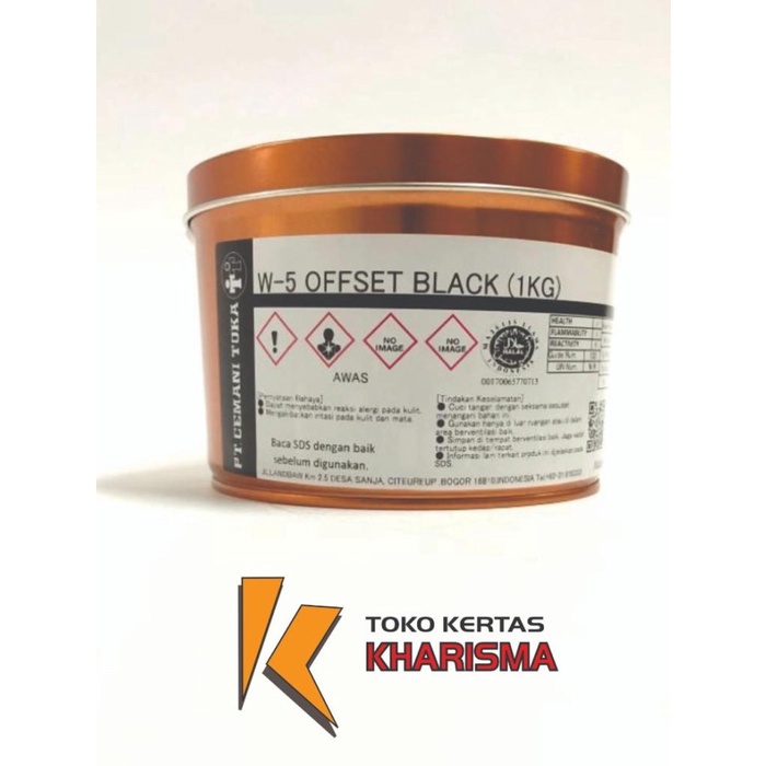 

For Sale Tinta Cetak , Cemani Toka , W5 Offset Black Diskon