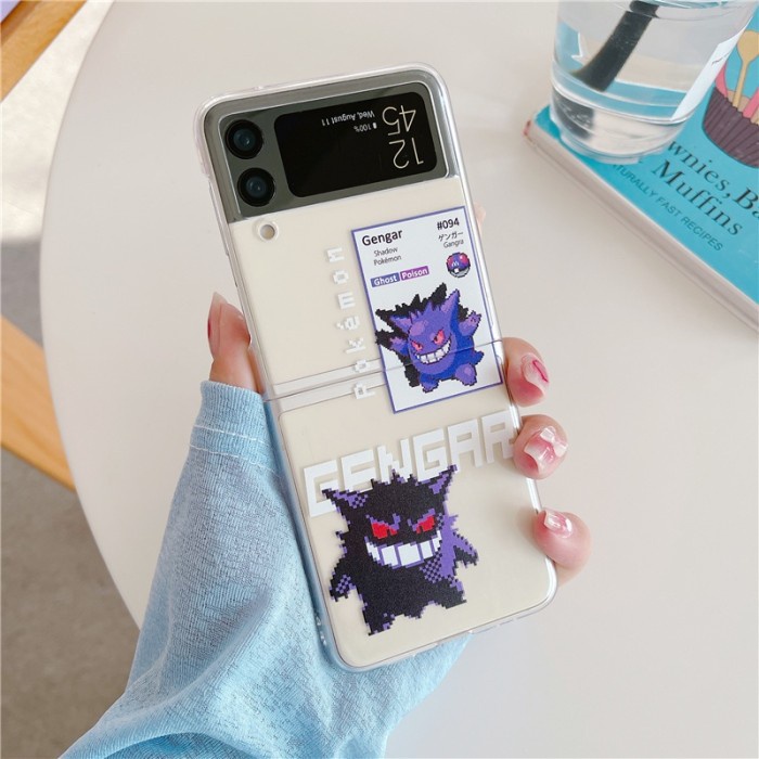 Baru pokemon case casing samsung z flip 4 5g z flip4 zflip lucu