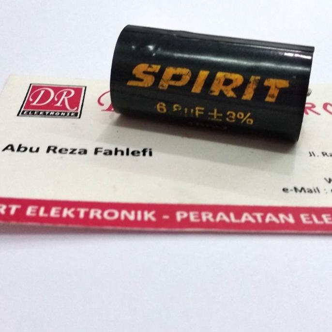 Diskon Kapasitor nonpolar bagus Spirit 6,8uf 6,8 6.8uf 6.8mikro 400v 400 volt dre3 Kualitas Baik